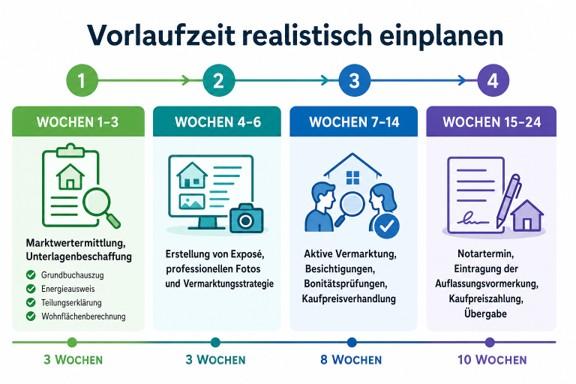 Vorlaufzeit realistisch einplanen